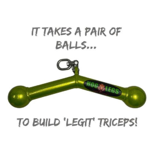 'Piglet Plus' Triceps Bar Has Balls of Steel!