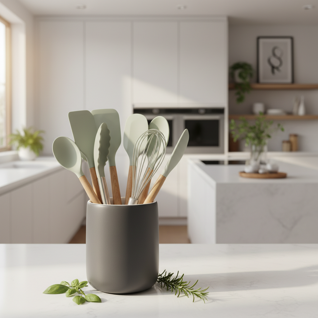 Silicone Kitchen Utensil Set - 6 Piece