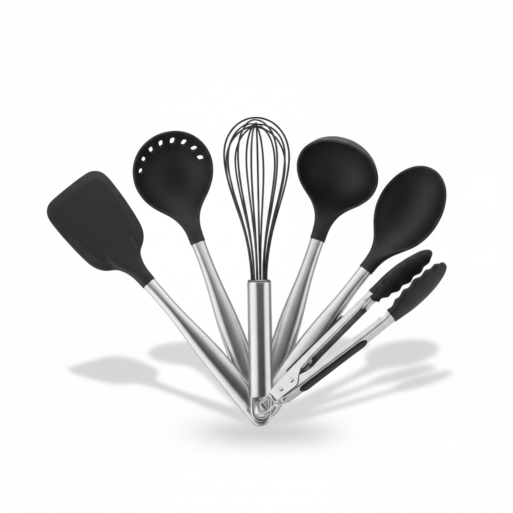 Silicone Kitchen Utensil Set - 6 Piece