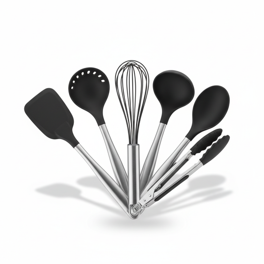 Silicone Kitchen Utensil Set - 6 Piece