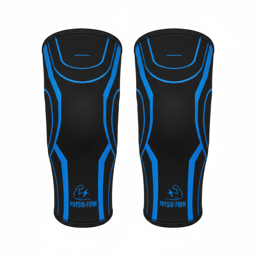 7mm Compression Knee Sleeves - Pair for Squats & Leg Training