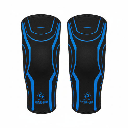 7mm Compression Knee Sleeves - Pair for Squats & Leg Training